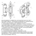 FORME INVISIO Скрытая петля F40.51 ХРОМ МАТОВЫЙ